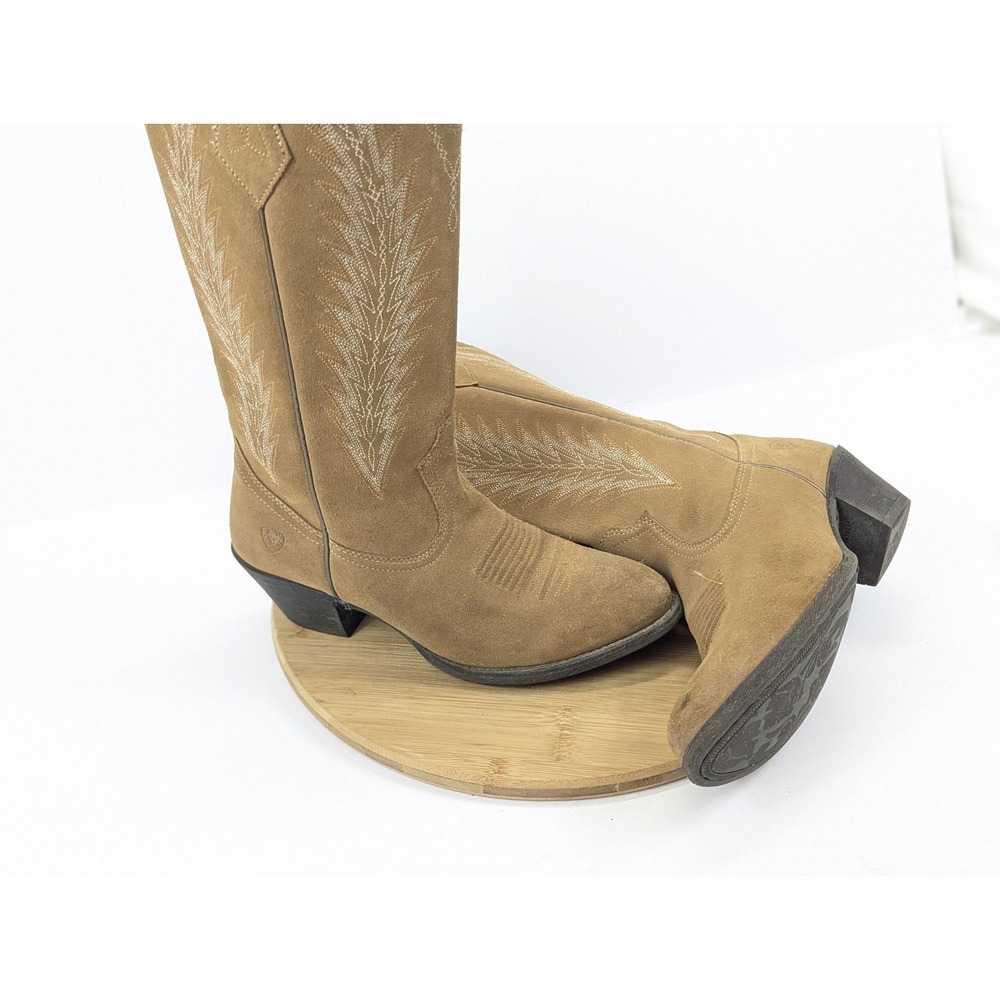 Ariat Boots Desert Sky Womans 7.5 B Leather Cowboy Embroidered Western Cowgirl